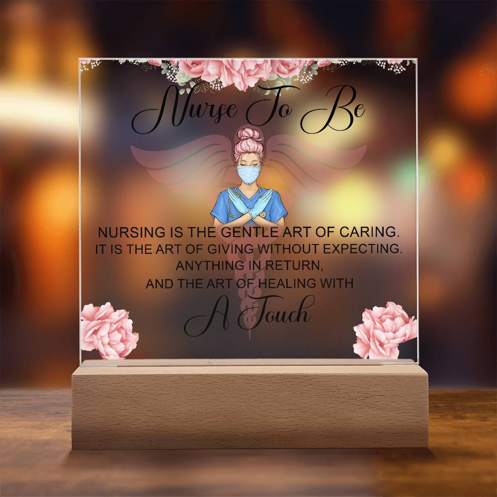 NursingNurse to Be Printed Square Shaped Acrylic Plaque-Express Your Love Gifts