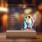 To My Man You are My Penguin Printed Square Shaped Acrylic Plaque-Express Your Love Gifts
