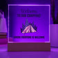Everyone is Welcome Printed Square Shaped Acrylic Plaque-Express Your Love Gifts