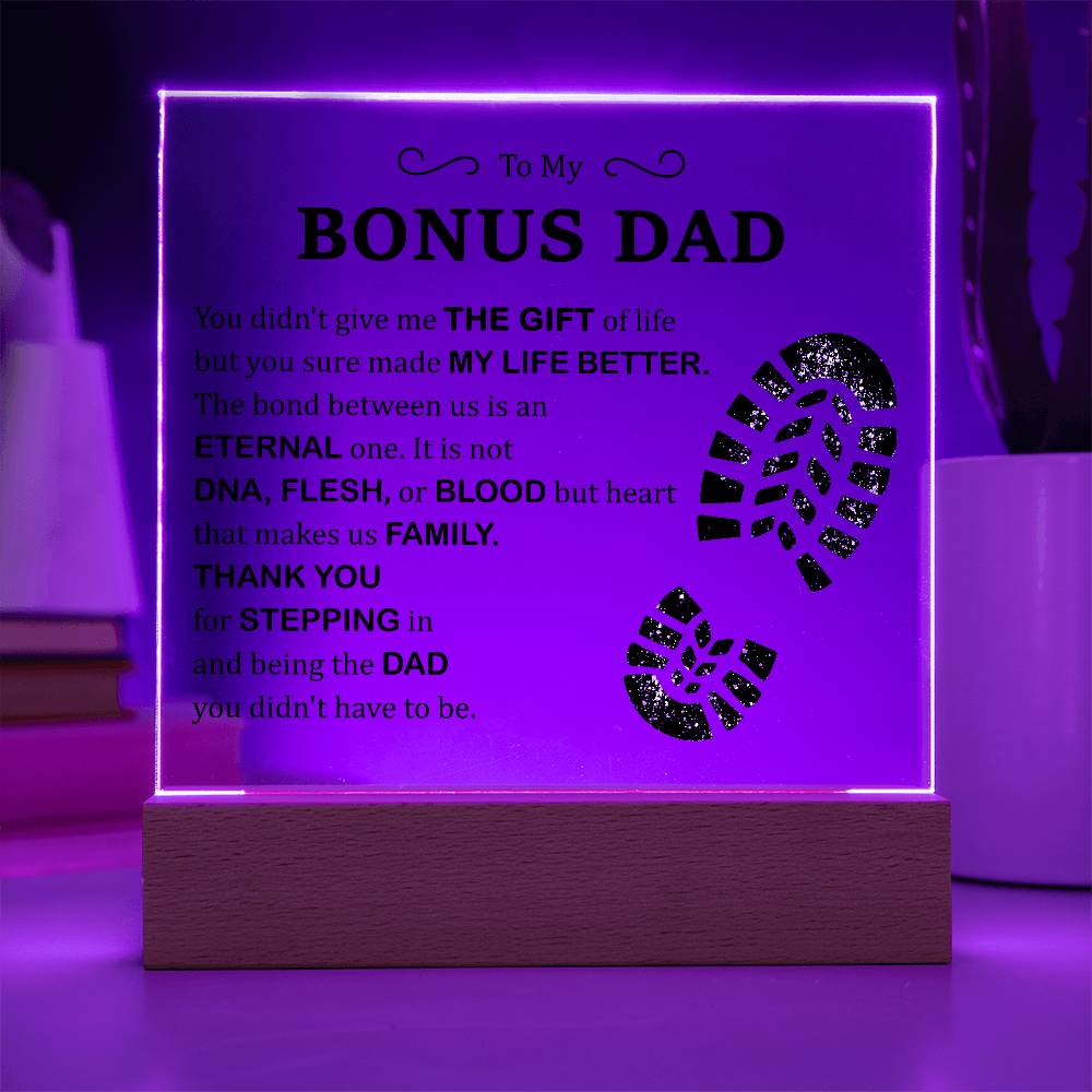 Gift of Life Printed Square Shaped Acrylic Plaque-Express Your Love Gifts