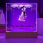 The Best Moment Printed Square Shaped Acrylic Plaque-Express Your Love Gifts