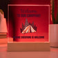 Everyone is Welcome Printed Square Shaped Acrylic Plaque-Express Your Love Gifts
