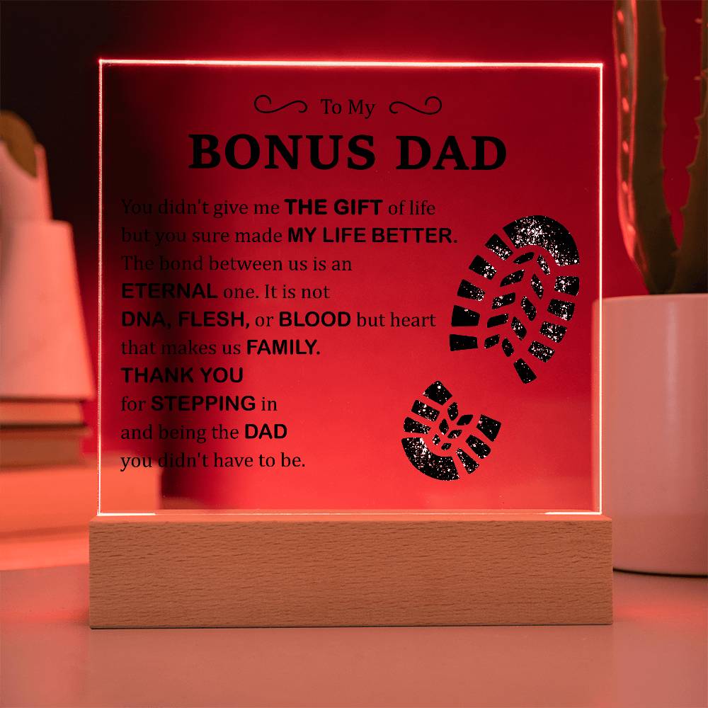 Gift of Life Printed Square Shaped Acrylic Plaque-Express Your Love Gifts