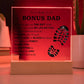 Gift of Life Printed Square Shaped Acrylic Plaque-Express Your Love Gifts