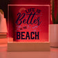 Life is Better at the Beach Printed Square Shaped Acrylic Plaque-Express Your Love Gifts
