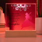 Every Step You Take Printed Square Shaped Acrylic Plaque-Express Your Love Gifts