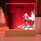 To My Beloved Grandpa Printed Square Shaped Acrylic Plaque-Express Your Love Gifts