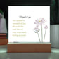 Moment of Joy Printed Square Shaped Acrylic Plaque-Express Your Love Gifts