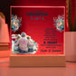 To My Dearest Grandma Printed Square Shaped Acrylic Plaque-Express Your Love Gifts