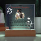 Remarkable Daughter Graduation Printed Square Shaped Acrylic Plaque-Express Your Love Gifts
