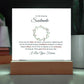 To My Soulmate Lorem Ipsum Dolor Sit Amet Printed Square Shaped Acrylic Plaque-Express Your Love Gifts