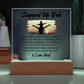 Stepped Up Dad Printed Square Shaped Acrylic Plaque-Express Your Love Gifts