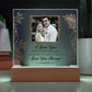 From The Moment Printed Square Shaped Acrylic Plaque-Express Your Love Gifts