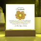 To My Soulmate Lorem Ipsum Flower Printed Square Shaped Acrylic Plaque-Express Your Love Gifts