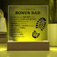 Gift of Life Printed Square Shaped Acrylic Plaque-Express Your Love Gifts