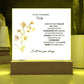 To My Stunning Wife Lorem Ipsum Dolor Printed Square Shaped Acrylic Plaque-Express Your Love Gifts