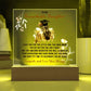 Remarkable Daughter Graduation Printed Square Shaped Acrylic Plaque-Express Your Love Gifts