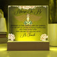NursingNurse to Be Printed Square Shaped Acrylic Plaque-Express Your Love Gifts