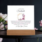 To My Soulmate Lorem Ipsum Printed Square Shaped Acrylic Plaque-Express Your Love Gifts