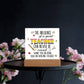Teacher Can Never Be Erased Printed Square Shaped Acrylic Plaque-Express Your Love Gifts