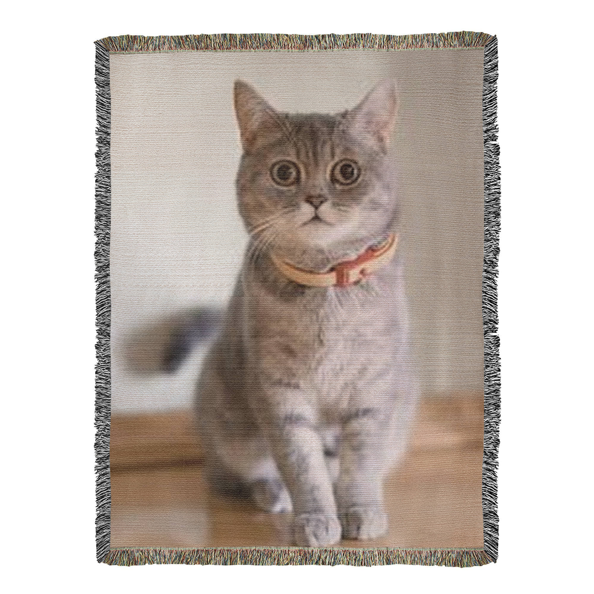 Personlaized Upload Your Own Portrait Heirloom Photo Woven Blanket-Express Your Love Gifts