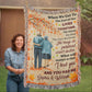 Personalized Heirloom Artwork Woven Blanket I Had You and Me-Express Your Love Gifts