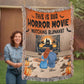 Personalized Heirloom Artwork Woven Blanket Horror Movie-Express Your Love Gifts