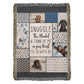 Heirloom Artwork Woven Blanket Snuggle-Express Your Love Gifts