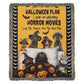 Personalized Heirloom Artwork Woven Blanket Haloween Plan-Express Your Love Gifts