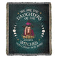 Personalized Heirloom Artwork Woven Blanket Daughters of the Withces-Express Your Love Gifts
