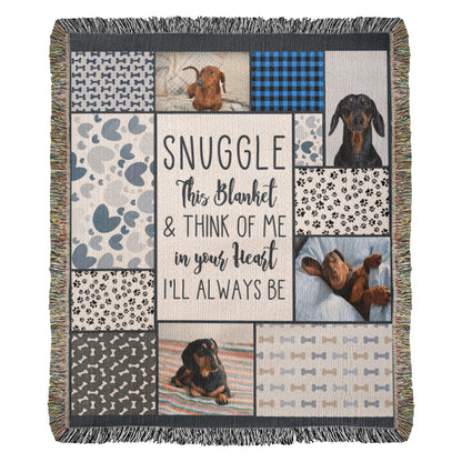 Heirloom Artwork Woven Blanket Snuggle-Express Your Love Gifts