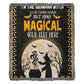 Personalized Heirloom Artwork Woven Blanket Grandma Witch-Express Your Love Gifts