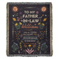 Personalized Heirloom Artwork Woven Blanket Life is Tough-Express Your Love Gifts