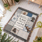 Personalized Heirloom Artwork Woven Blanket Snuggle-Express Your Love Gifts