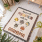 Personalized Heirloom Artwork Woven Blanket Favorite Pumpkin-Express Your Love Gifts