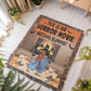 Personalized Heirloom Artwork Woven Blanket Horror Movie-Express Your Love Gifts