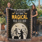 Personalized Heirloom Artwork Woven Blanket Grandma Witch-Express Your Love Gifts