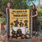Personalized Heirloom Artwork Woven Blanket Haloween Plan-Express Your Love Gifts
