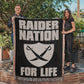 Raider Nation For Life Heirloom Artwork Woven Blanket-Express Your Love Gifts