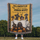 Personalized Heirloom Artwork Woven Blanket Haloween Plan-Express Your Love Gifts