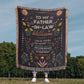 Personalized Heirloom Artwork Woven Blanket Life is Tough-Express Your Love Gifts