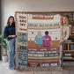 Heirloom Artwork Woven Blanket To My Son You Are My Sunshine-Express Your Love Gifts