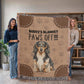 Heirloom Artwork Woven Blanket Paws Off-Express Your Love Gifts