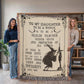 Heirloom Artwork Woven Blanket To My Daughter To Be a Witch-Express Your Love Gifts