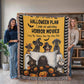 Personalized Heirloom Artwork Woven Blanket Haloween Plan-Express Your Love Gifts