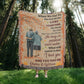 Personalized Heirloom Artwork Woven Blanket I Had You and Me-Express Your Love Gifts