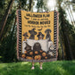 Personalized Heirloom Artwork Woven Blanket Haloween Plan-Express Your Love Gifts