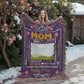 Personalized Heirloom Artwork Woven Blanket I Love You Mom-Express Your Love Gifts
