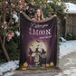 Personalized Heirloom Artwork Woven Blanket I Love You to The Moon and Back-Express Your Love Gifts