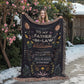 Personalized Heirloom Artwork Woven Blanket Life is Tough-Express Your Love Gifts